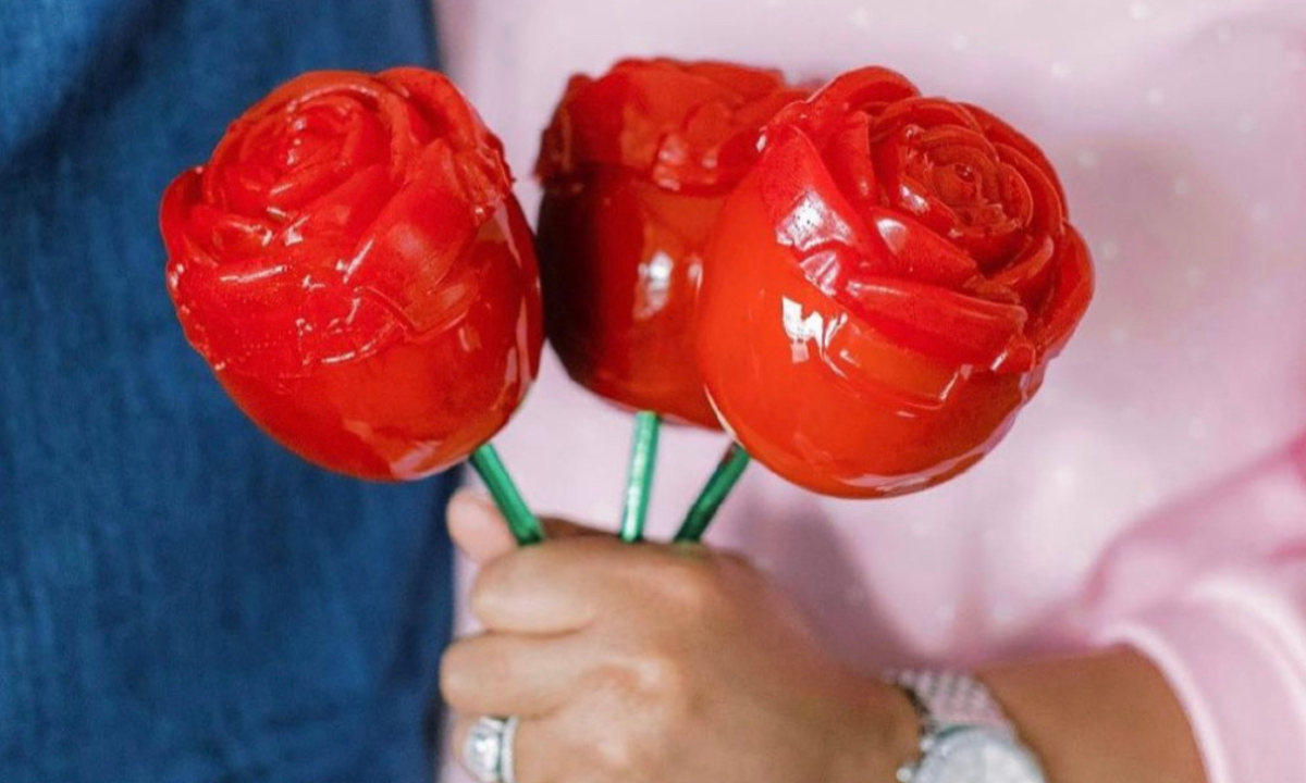 Rose Hard Candy Apples