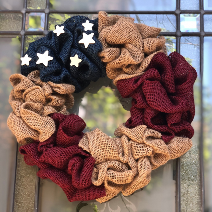 4th of July wreath making with Jackie Sexton